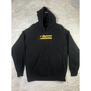 The Hundreds Smilesss :)) Pullover ABS Adam Bomb Squad NFT‎ Black Hoodie Size L